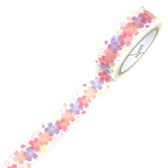Cute Kawaii Saien Washi / Masking Deco Tape - Cherry Blossom Spring Colorful Garden Bloom Sakura - for Scrapbooking Journal Planner Craft Diary Planner Gift