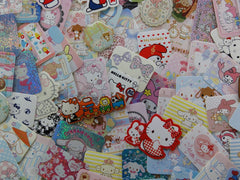 Grab Bag Stickers: 100 pcs My Melody, Purin, Little Twin Stars, Hello Kitty, Pochacco, Keroppi, Kuromi, Tuxedosam, Cinnamorolldestash lot pre-owned