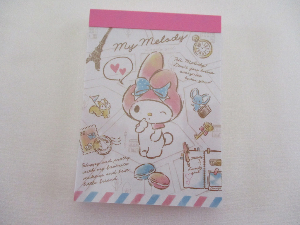 Cute Kawaii My Melody Mini Notepad / Memo Pad - F 2015 - Stationery Designer Paper Collection