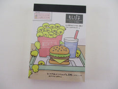Vintage Rare Collectible - Cute Kawaii Kamio Moshipiyo Hamburger Chicks ʕ。- ˕ -。ʔ Mini Notepad / Memo Pad - Stationery Penpal Journal Diary Design Writing Gift