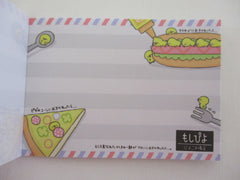 Vintage Rare Collectible - Cute Kawaii Kamio Moshipiyo Hamburger Chicks ʕ。- ˕ -。ʔ Mini Notepad / Memo Pad - Stationery Penpal Journal Diary Design Writing Gift