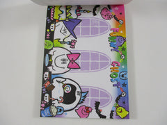 Cute Kawaii VHTF Vintage Collectible Kamio Funny Ghost Halloween 4 x 6 Inch Notepad / Memo Pad - Stationery Designer Paper Collection