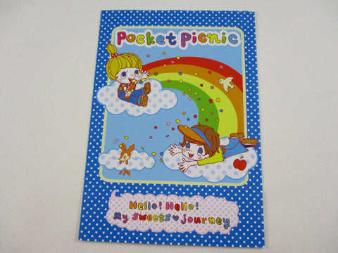 Rare ❤︎ Vintage *ੈ✩‧₊˚ Collectible - Cute Kawaii Pocket Picnic Postcard