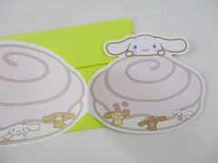 Cute Kawaii HTF Collectible Sanrio Cinnamoroll Mini Gift Message Card 2006 - Small Writing Note Envelope Set Stationery