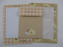 Cute Kawaii Sanrio Pom Pom Purin Mini Letter Set B - Small Writing Note Envelope Set Stationery