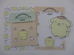 Cute Kawaii Sanrio Pom Pom Purin Mini Letter Set C - Small Writing Note Envelope Set Stationery