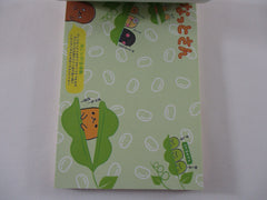 Rare ❤︎ Vintage *ੈ✩‧₊˚ Collectible ✿ Gift - Cute Kawaii VHTF Vintage Collectible Kamio Natto Food theme 4 x 6 Inch Notepad / Memo Pad - Stationery Designer Paper Collection