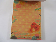 Rare ❤︎ Vintage *ੈ✩‧₊˚ Collectible ✿ Gift - Cute Kawaii VHTF Crux Sweet Happy Food Friends 4 x 6 Inch Notepad / Memo Pad - Stationery Designer Paper Collection Gift
