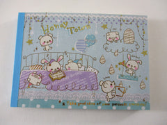 Rare ❤︎ Vintage *ੈ✩‧₊˚ Collectible ✿ Gift - Cute Kawaii VHTF Vintage Rare Collectible Kamio Honey Town Bear 4 x 6 Inch Notepad / Memo Pad - Stationery Designer Paper Collection Gift