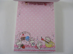 Rare ❤︎ Vintage *ੈ✩‧₊˚ Collectible ✿ Gift - Cute Kawaii VHTF Vintage Rare Collectible Kamio Honey Town Bear 4 x 6 Inch Notepad / Memo Pad - Stationery Designer Paper Collection Gift