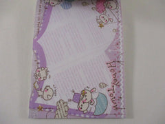 Rare ❤︎ Vintage *ੈ✩‧₊˚ Collectible ✿ Gift - Cute Kawaii VHTF Vintage Rare Collectible Kamio Honey Town Bear 4 x 6 Inch Notepad / Memo Pad - Stationery Designer Paper Collection Gift