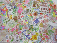 Grab Bag Stickers: 40 pcs FLOWER Bloom Petal Plants theme flake stickers