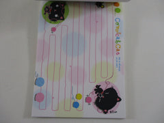 Rare ❤︎ Vintage *ੈ✩‧₊˚ Collectible ✿ Gift - Cute Kawaii San-X Comical Cat 4 x 6 Inch Notepad / Memo Pad - Stationery Designer Paper Collection 2007