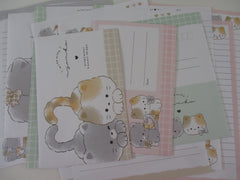 Cute Kawaaii Crux Cat Kitty Kitten Pet Mite Nyanko Letter Sets - Stationery Writing Paper Envelope Penpal Gift