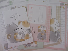 Cute Kawaaii Crux Cat Kitty Kitten Pet Mite Nyanko Letter Sets - Stationery Writing Paper Envelope Penpal Gift