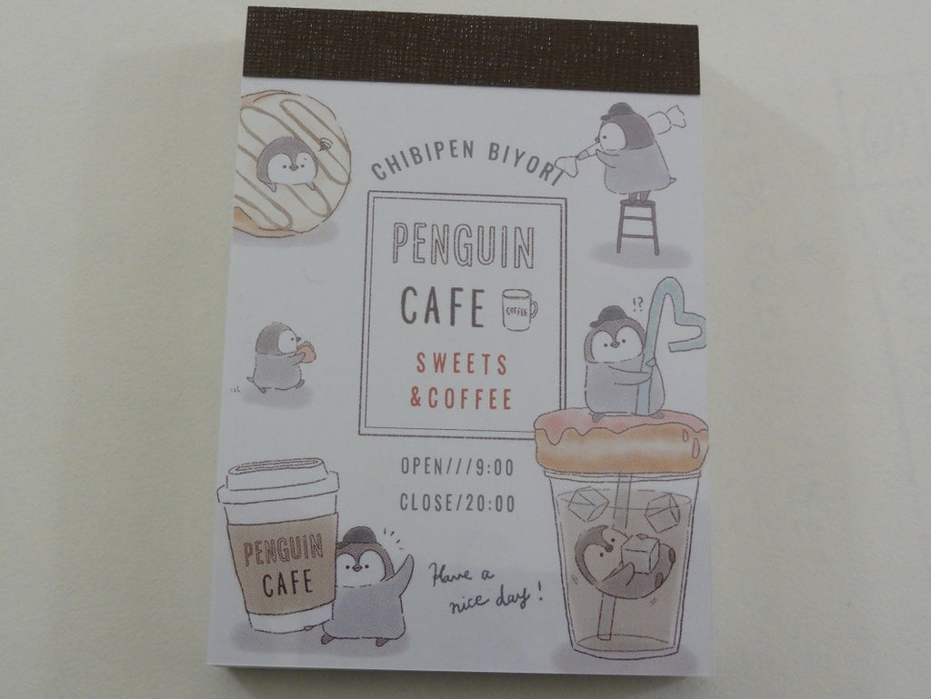 Cute Kawaii Kamio Penguin Cafe Mini Notepad / Memo Pad