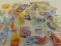Candy Drop Style Mixed theme Flake Stickers - 50 pcs
