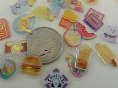 Candy Drop Style Mixed theme Flake Stickers - 50 pcs