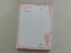 Cute Kawaii Crux Momoiro Sweets Milk Shake Pastry food theme Mini Notepad / Memo Pad - Stationery Design Writing Collection