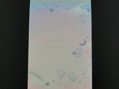 z Cute Kawaii Q-Lia Starduct Telescope Stars Unicorn Bear Midi Notepad / Memo Pad - A - Stationery Design Writing Collection