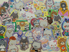 z Cat Kitten Kitty theme Flake Stickers - 40 pcs