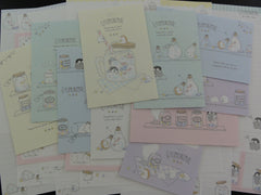 Cute Kawaii Penguin Bear Hedgehog Sweet Gyumunimal Letter Writing Paper + Envelope Stationery Theme Set