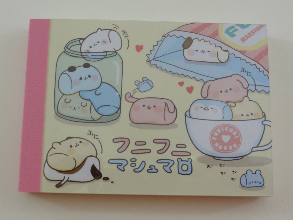 Cute Kawaii Kamio Marshmallow Mini Notepad / Memo Pad - Stationery Designer Paper Collection