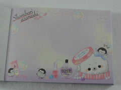 Cute Kawaii Crux Shombori Azarashi Seal Penguin Friends Mini Notepad / Memo Pad - D - Stationery Designer Paper Collection