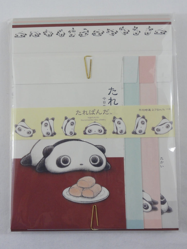 Cute Kawaii San-X Tarepanda Letter Set Pack - Stationery Writing Paper Envelope Penpal Rare Collectible