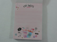 Cute Kawaii Q-lia Sweet Strawberry Pink Soda Drink Donut Mini Notepad / Memo Pad - Stationery Designer Writing Paper Collection
