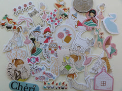 z Cute Kawaii Shinzi Katoh Fairy Tale Story Flake Stickers