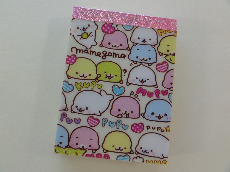 Cute Kawaii San-X Mamegoma Seal Mini Notepad / Memo Pad - B