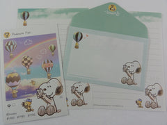 Cute Kawaii Kamio Peanuts Snoopy Mini Letter Sets - G - Small Writing Gift Secret Note Envelope Set Stationery