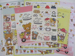 Cute Kawaii San-X Rilakkuma Always with Rilakkuma Bear Letter Sets - Stationery Writing Paper Envelope Gift