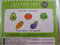 Cute Kawaii Crux Candy Drop Style Flake Stickers Sack - Fruits - for Journal Planner Agenda Craft Scrapbook