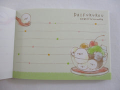 Cute Kawaii Kamio Food Daifukurou Mini Notepad / Memo Pad - Stationery Designer Paper Collection