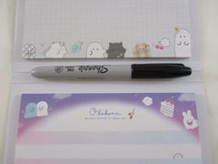 Cute Kawaii Crux Obakenu Ghost 4 x 6 Inch Notepad / Memo Pad - Stationery Designer Paper Collection