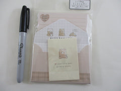 Kamio Bear MINI Letter Set Pack - Stationery Writing Note Paper Envelope