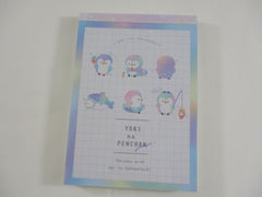 Cute Kawaii Q-Lia Penguin Yoki na Penchan 4 x 6 Inch Notepad / Memo Pad - Stationery Designer Paper Collection