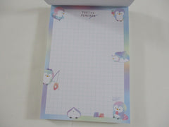 Cute Kawaii Q-Lia Penguin Yoki na Penchan 4 x 6 Inch Notepad / Memo Pad - Stationery Designer Paper Collection
