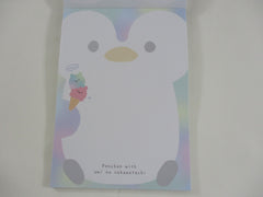 Cute Kawaii Q-Lia Penguin Yoki na Penchan 4 x 6 Inch Notepad / Memo Pad - Stationery Designer Paper Collection