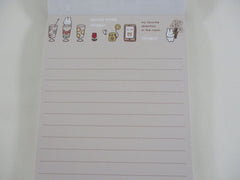 Cute Kawaii Q-Lia Rabbit Bunny Retro Cafe Cookie Fruit 4 x 6 Inch Notepad / Memo Pad - Stationery Designer Paper Collection