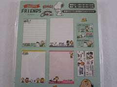 Cute Kawaii Peanuts Snoopy Ring Friends Letter Set Pack - Stationery Writing Paper Penpal