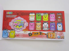 Cute Kawaii Crux Drinks Coupon Style 3.25 x 6.75 Inch Notepad / Memo Pad - Stationery Designer Paper Collection - Vintage VHTF