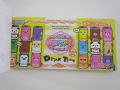 Cute Kawaii Crux Drinks Coupon Style 3.25 x 6.75 Inch Notepad / Memo Pad - Stationery Designer Paper Collection - Vintage VHTF