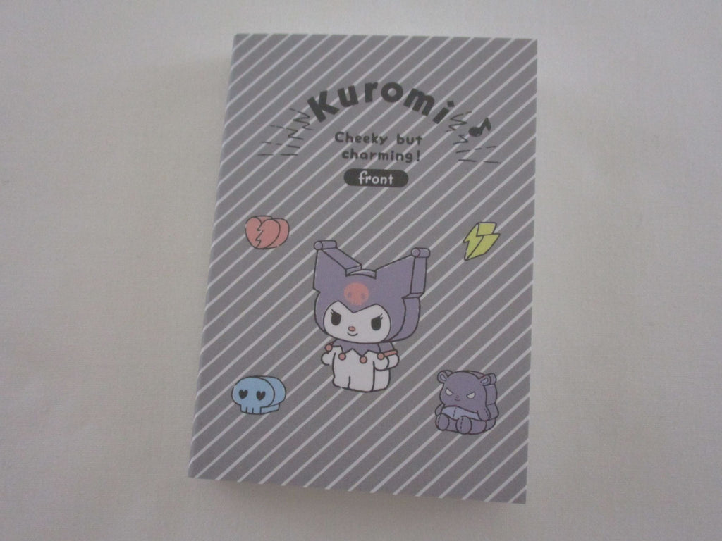 Cute Kawaii Kuromi Mini Notepad / Memo Pad - F - Stationery Designer Paper Collection