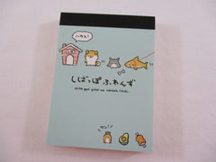 Cute Kawaii Q-lia Shark Dog Toys Mini Notepad / Memo Pad - Stationery Designer Writing Paper Collection