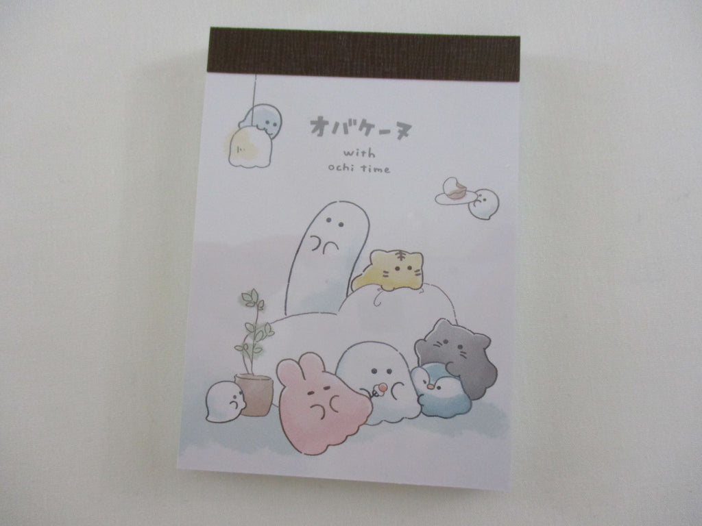 Cute Kawaii Crux Ghost ochi time Mini Notepad / Memo Pad - Stationery Designer Paper Collection