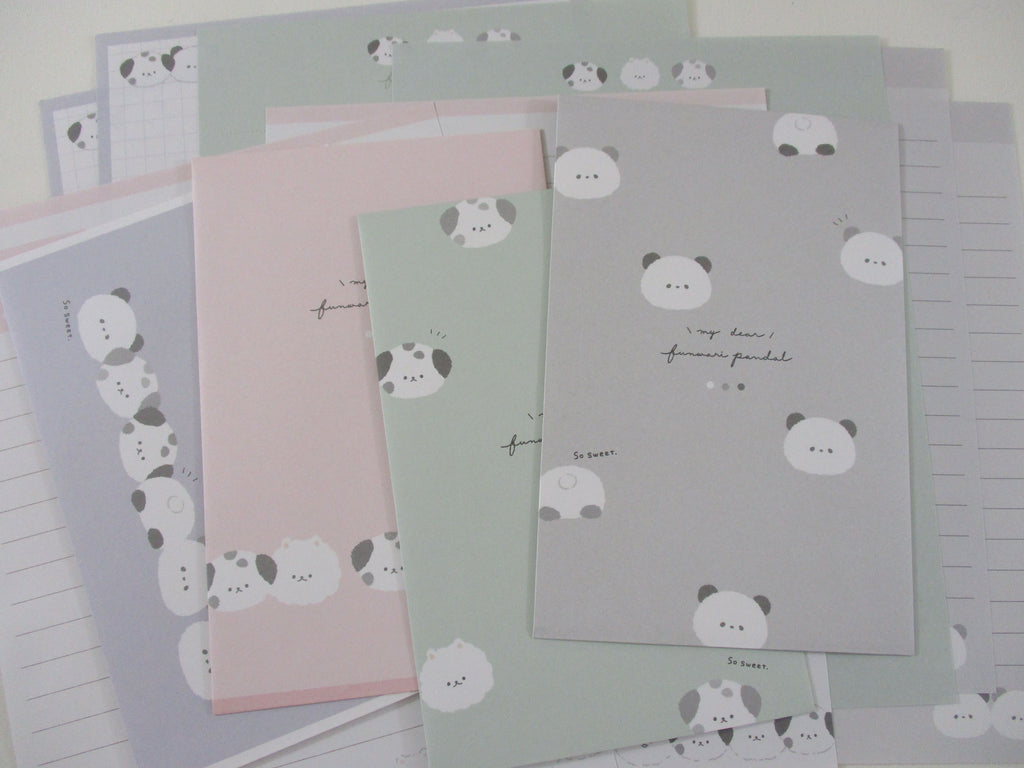 Cute Kawaii Q-Lia Funwari Panda dear Letter Sets - Stationery Writing Paper Envelope Penpal