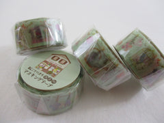 Cute Kawaii MW Mind Wave Washi / Masking Deco Tape - Town Series - Flower Shop Fleur Sereine - for Scrapbooking Journal Planner Notebook Craft Gift